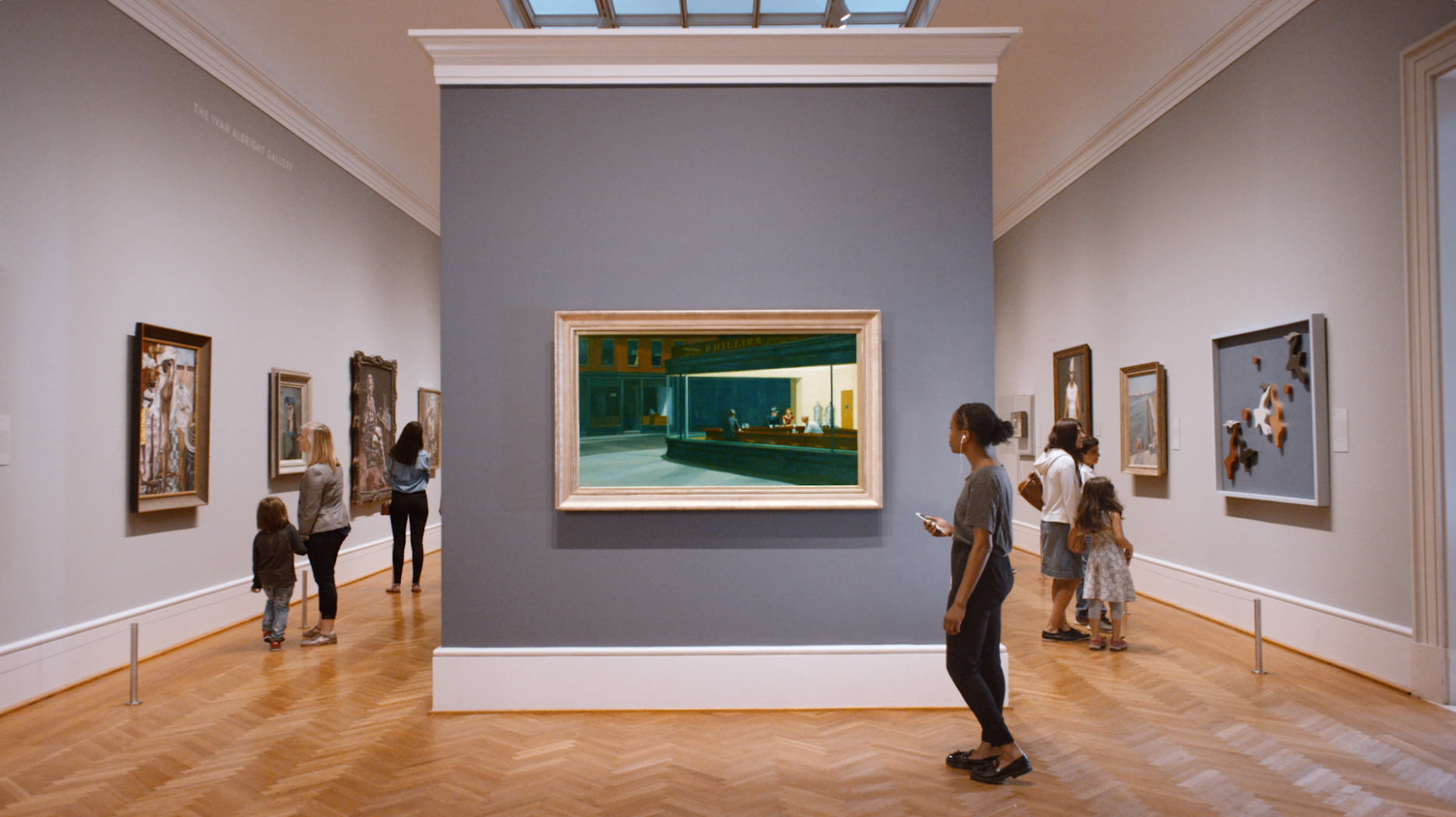 Still from Art Institute mobile app campaign