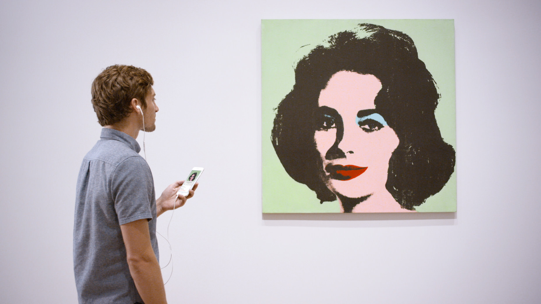 Still from Art Institute mobile app campaign