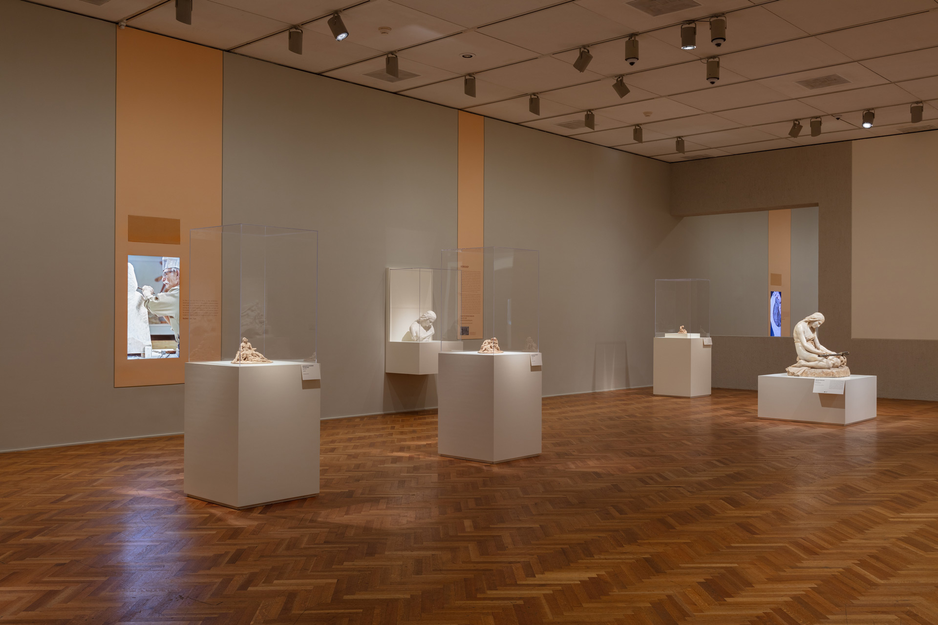 Still from Canova: Sketching in Clay exhibition