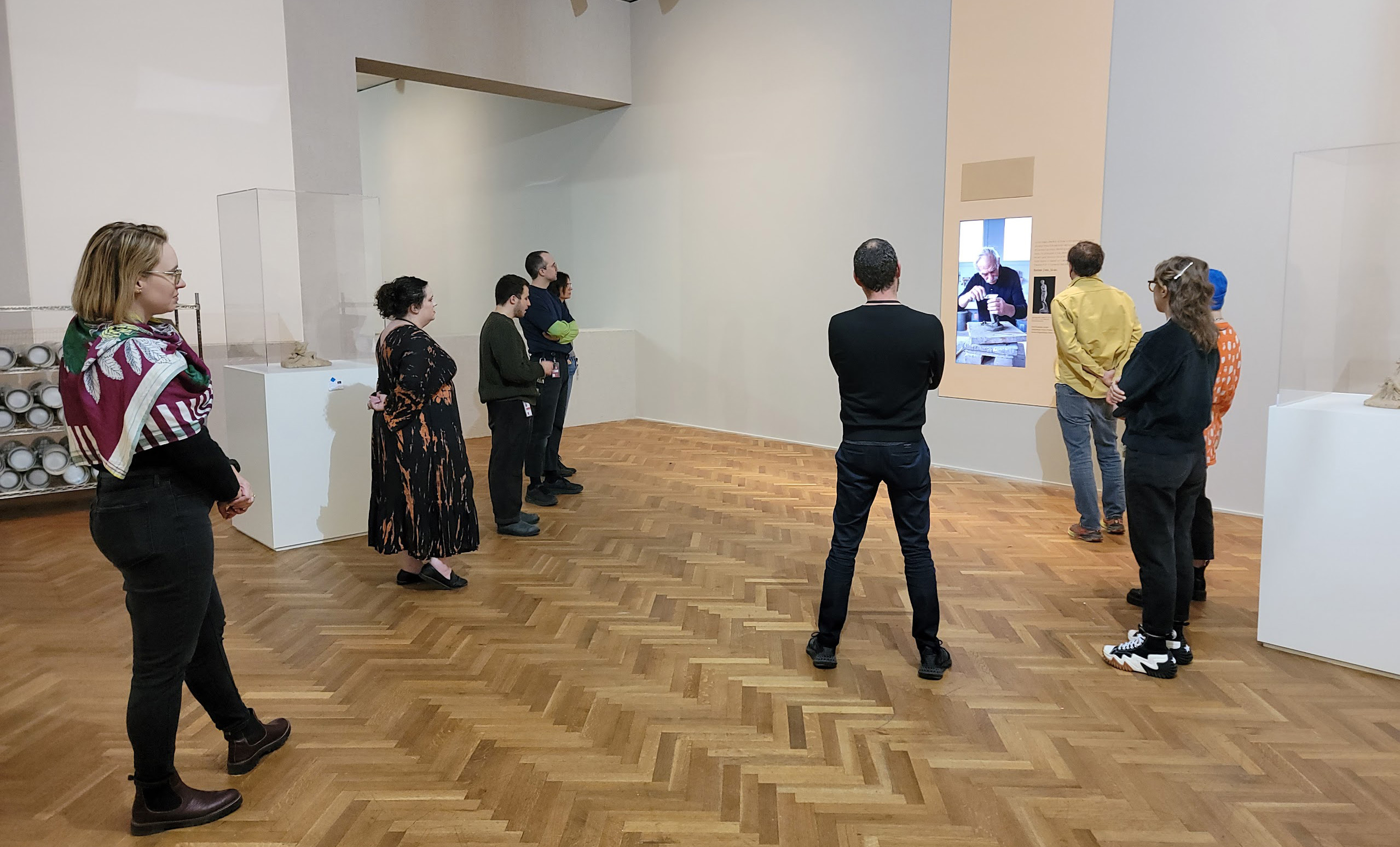 Still from Canova: Sketching in Clay exhibition