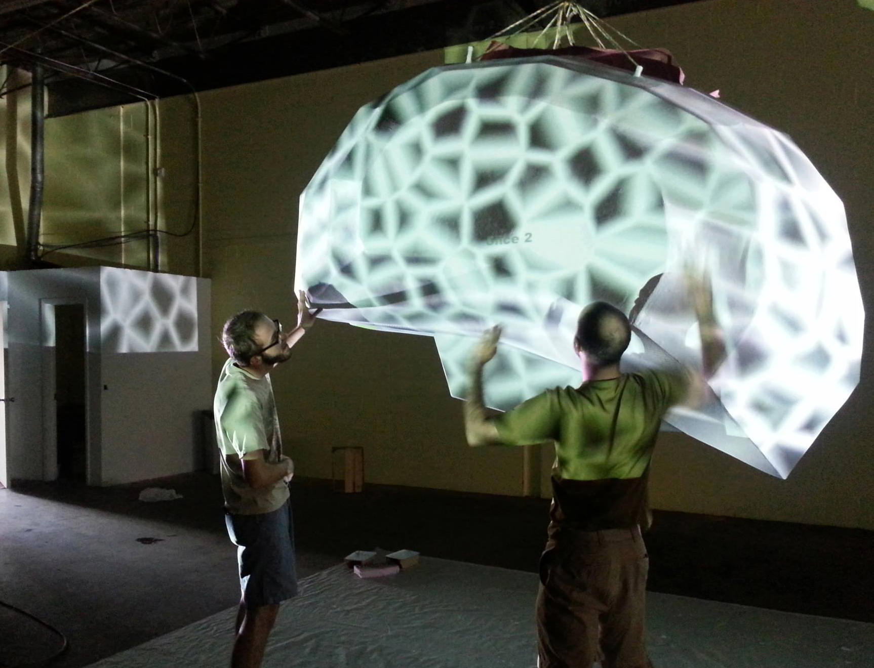 Still from Cerebrum interactive installation