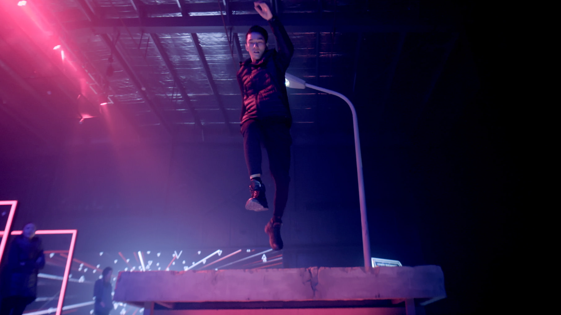 Still from NIKE Test Stride experience